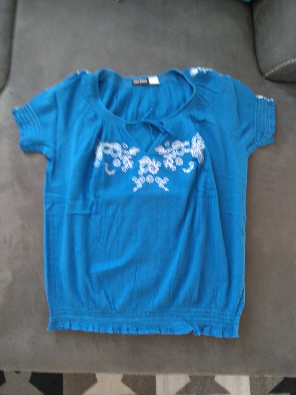 Blaues Tunika Shirt