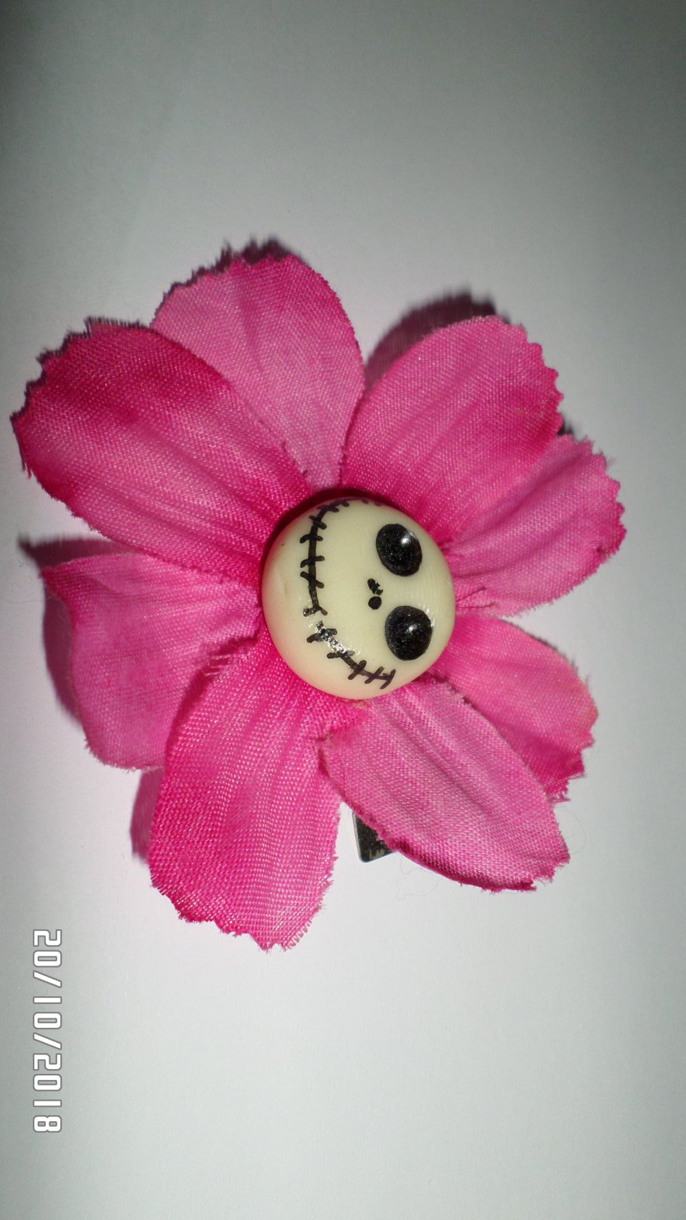 Haarspange - Scrull pink handmade rar