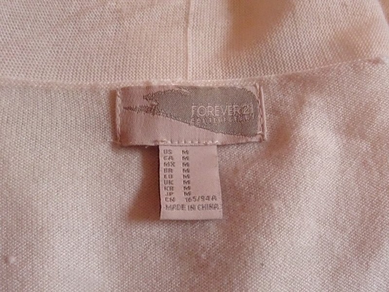Forever 21 Strickjacke Puderrosa Größe M