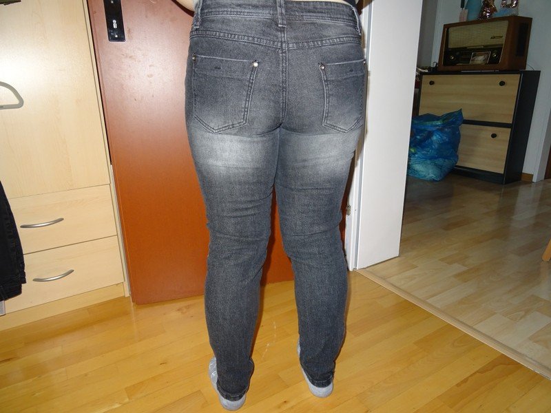 schwarze Jeans - Bonprix - Größe 42 - neuwertig - Bodyflirt