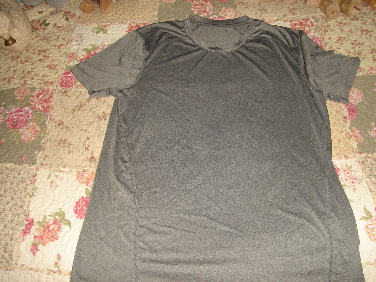 H&M Sport Shirt Größe L grau 