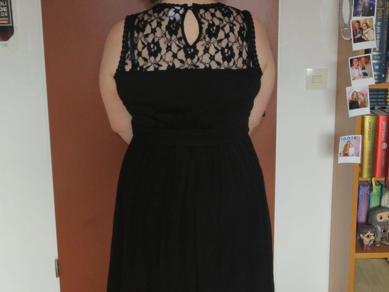 Vero Moda Kleid schwarz mit Spitze Größe L