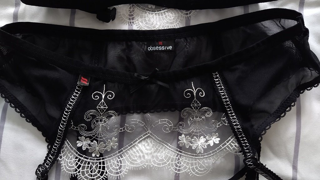 3-teiliges Straps-Set schwarz