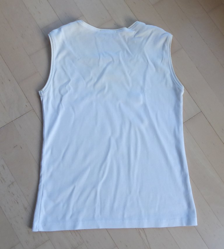 Weißes Basic Shirt