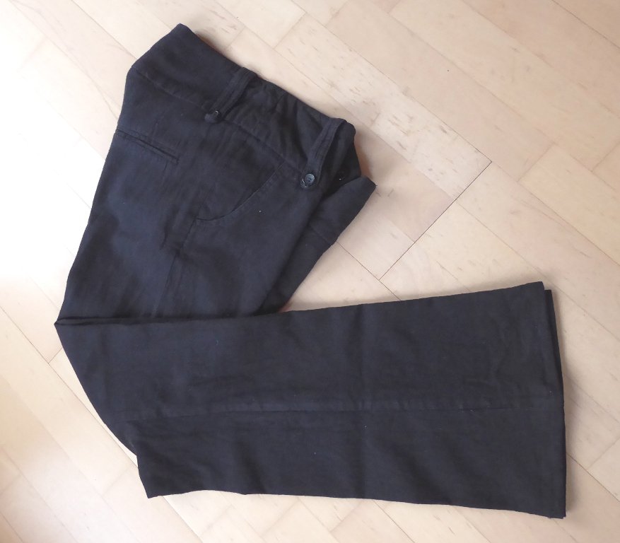 Schicke schwarze Hose