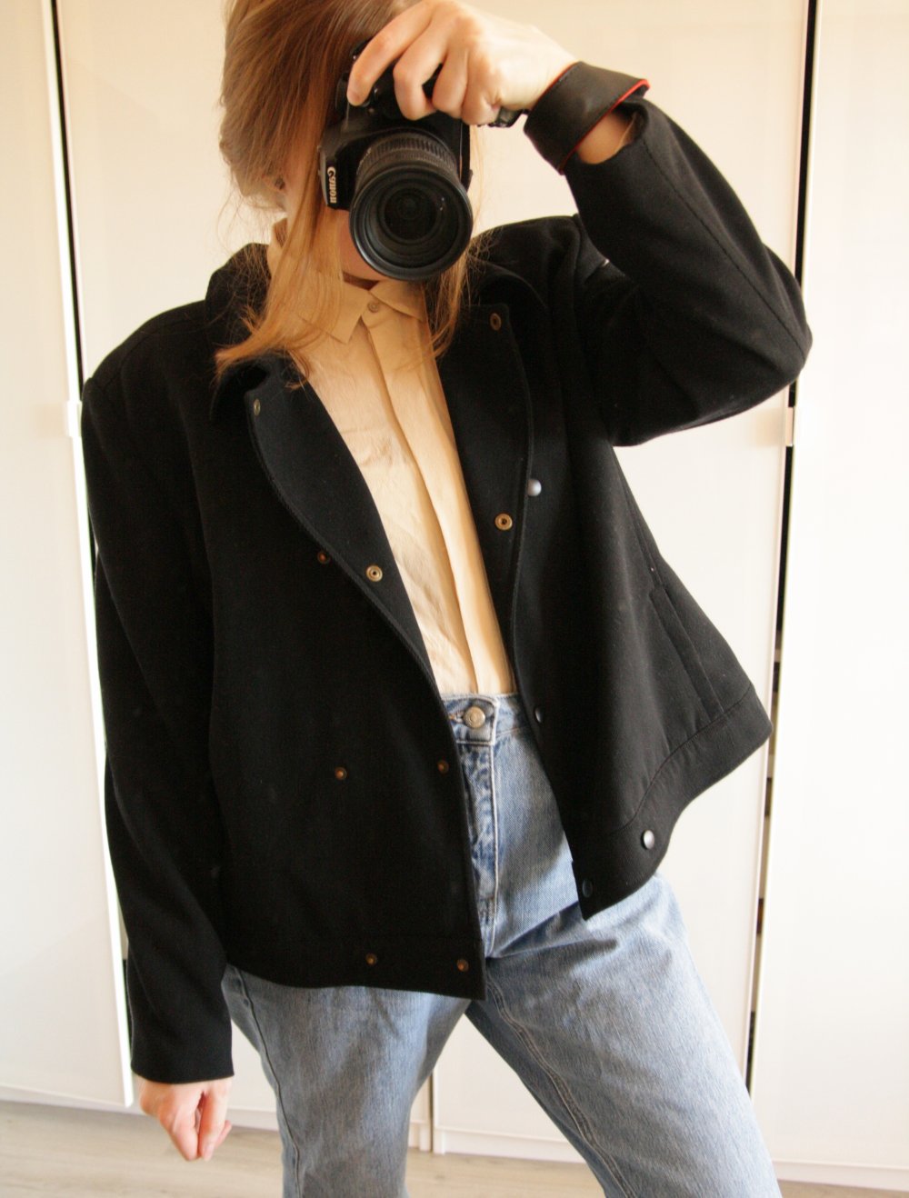 Caban Jacke mit Reverskragen Gr 44