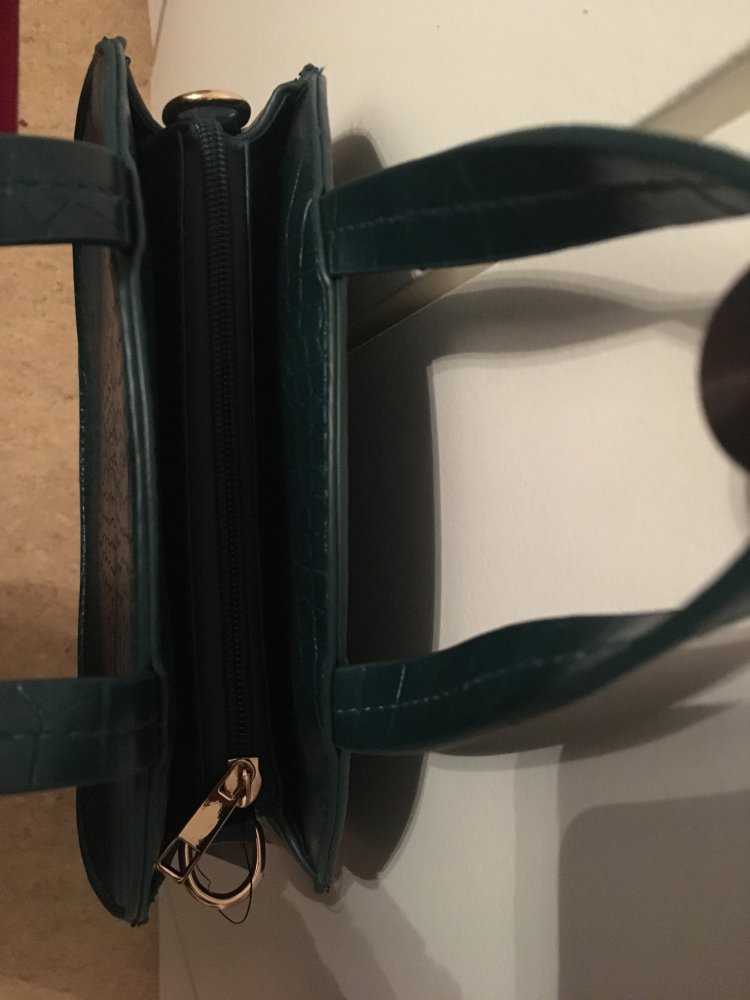 Runde Handtasche
