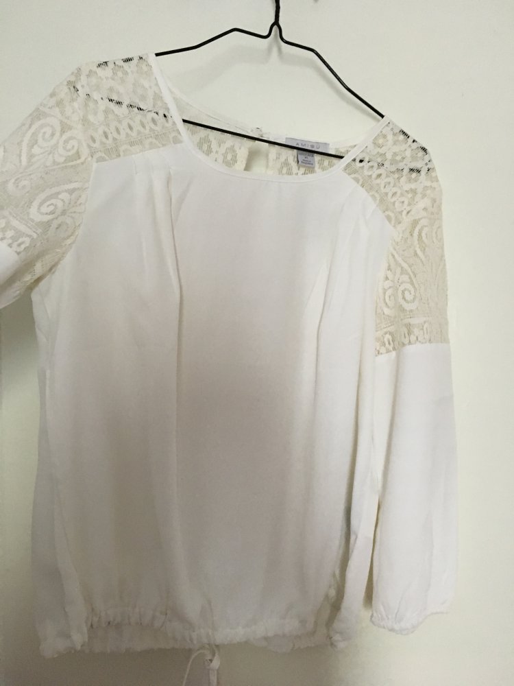 Weiße Bluse 