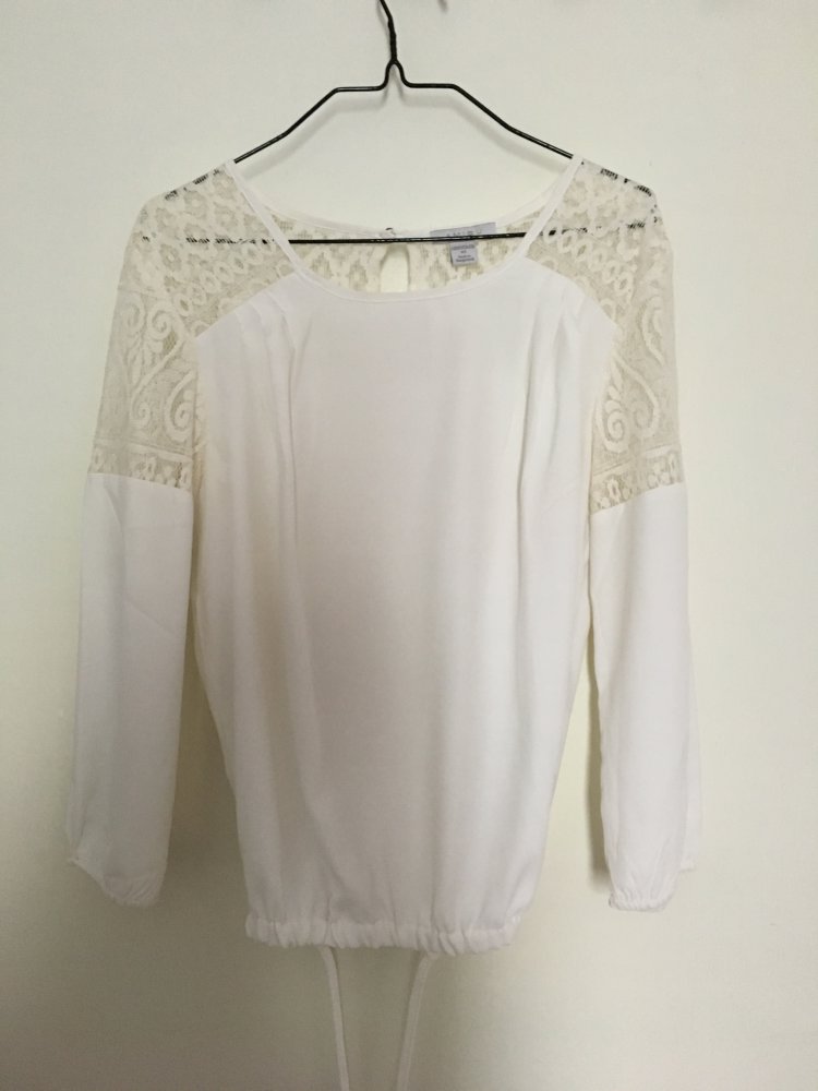 Weiße Bluse 