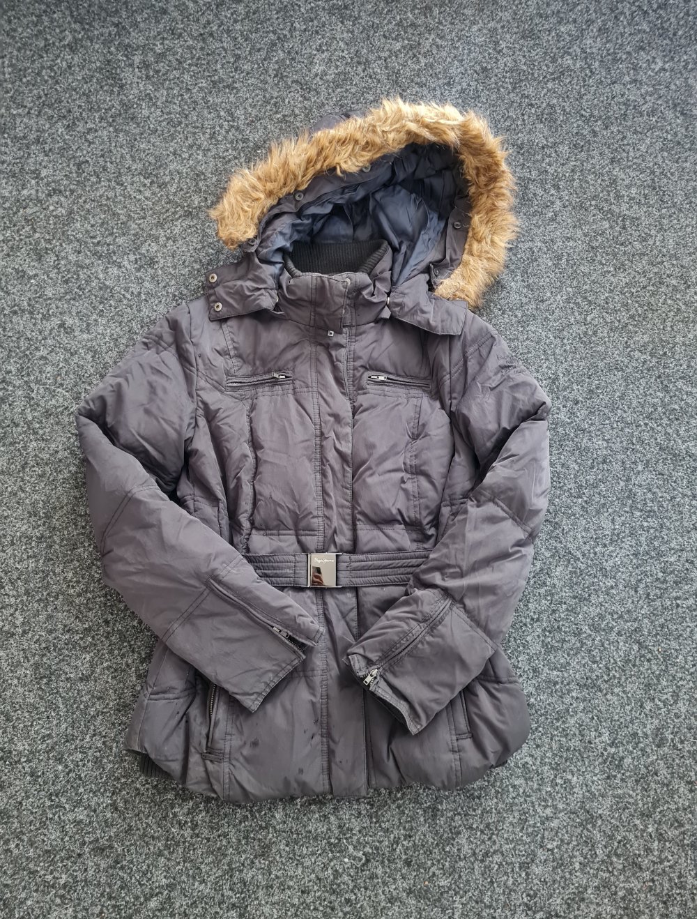 Schwarze Daunenjacke Pepe Jeans