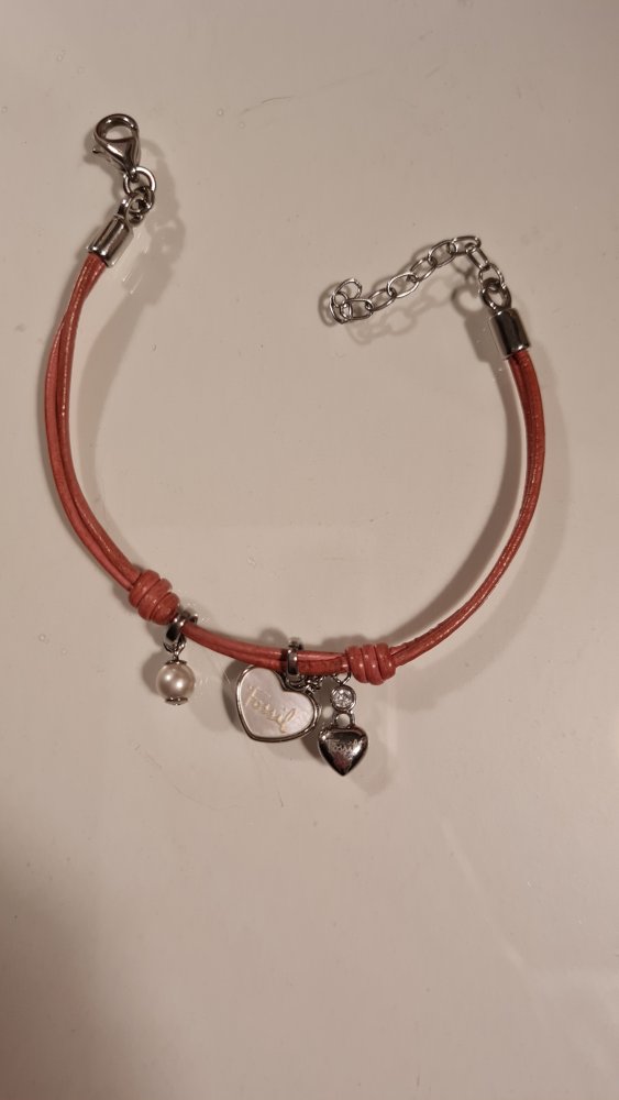 Armband rosa Fossil