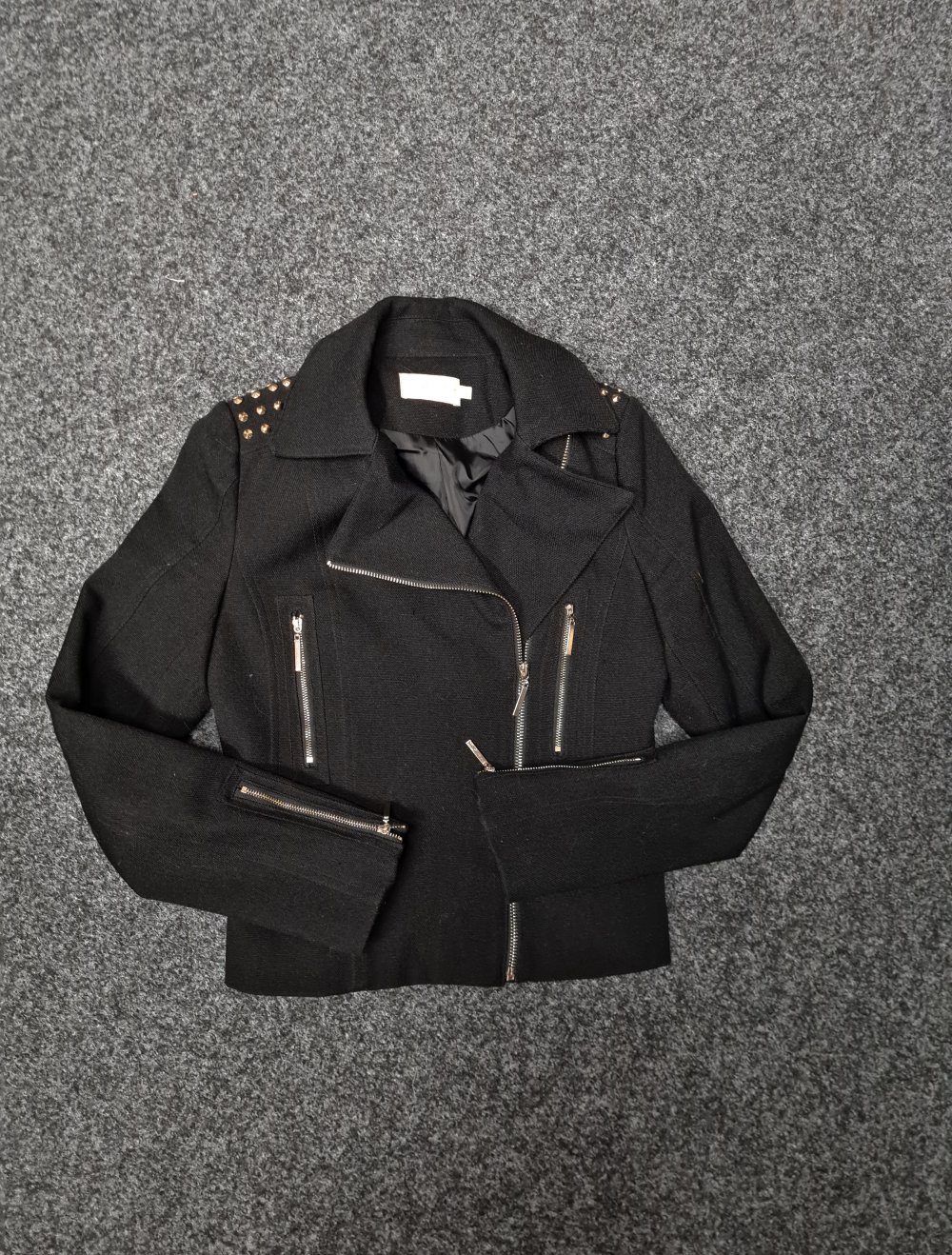 Bikerjacke schwarz