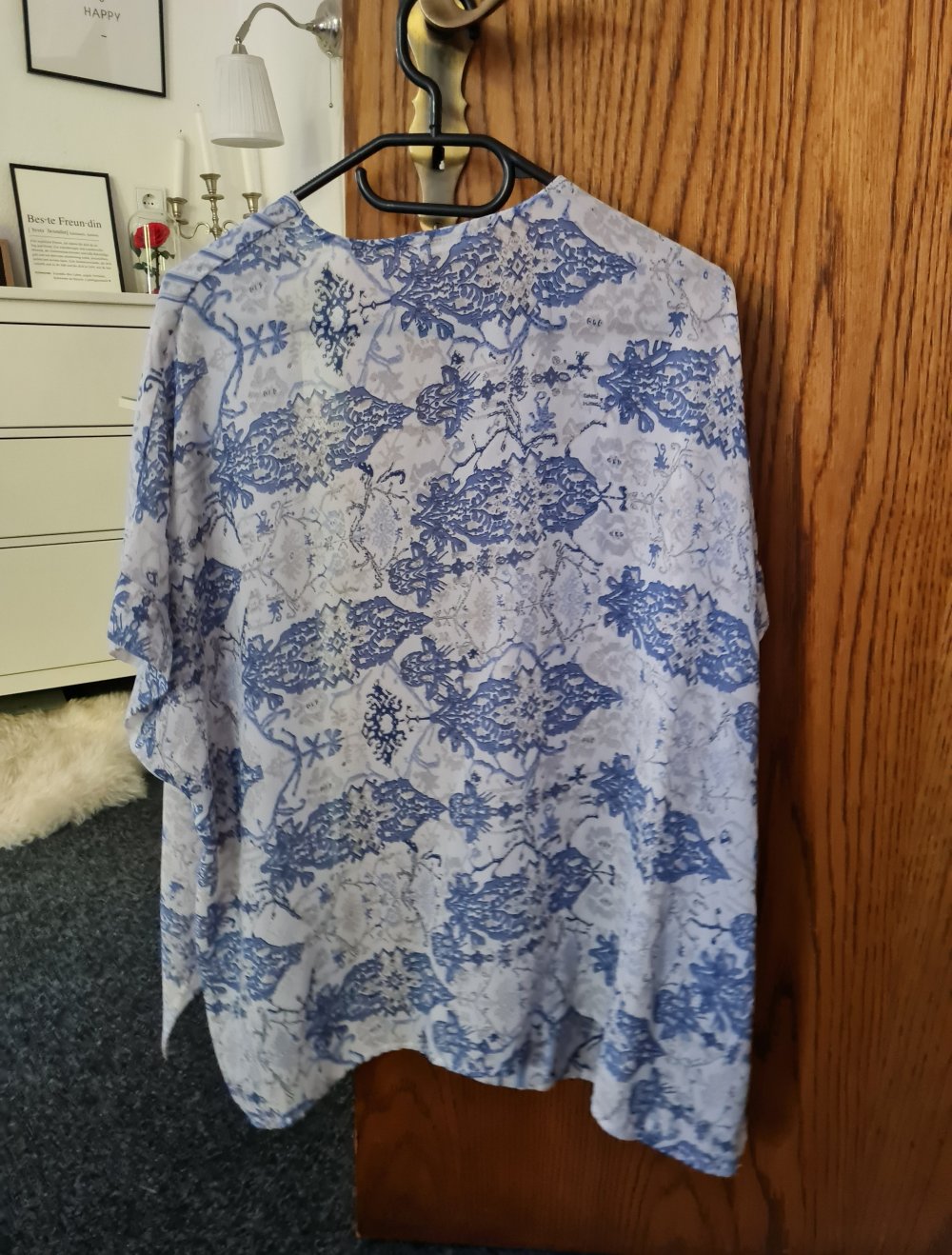 Sommerliches Cape im Paisleyprint