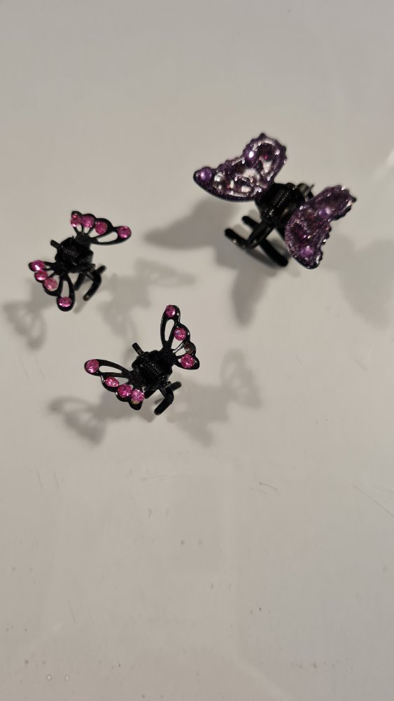Haarspangen Set Schmetterlinge