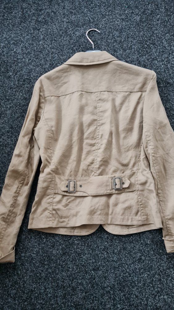 Beiger Leinen-Blazer Mexx