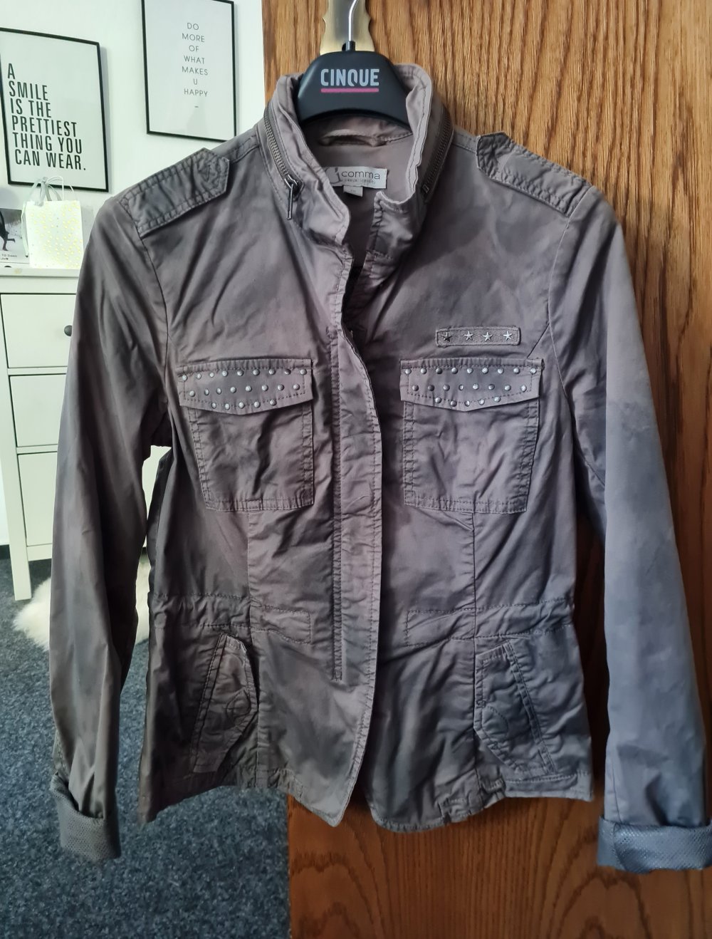 Armyjacke khaki von comma