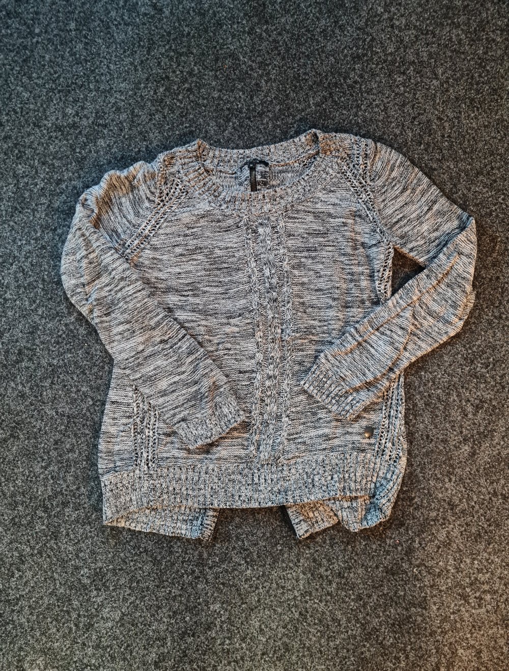Strickpullover mit Rückenzipper Opus