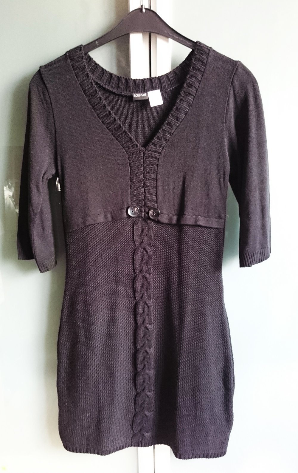 Kleid Wollkleid Bonprix Bodyflirt Goth Gothic Witch Boho Sommer Chic Blogger