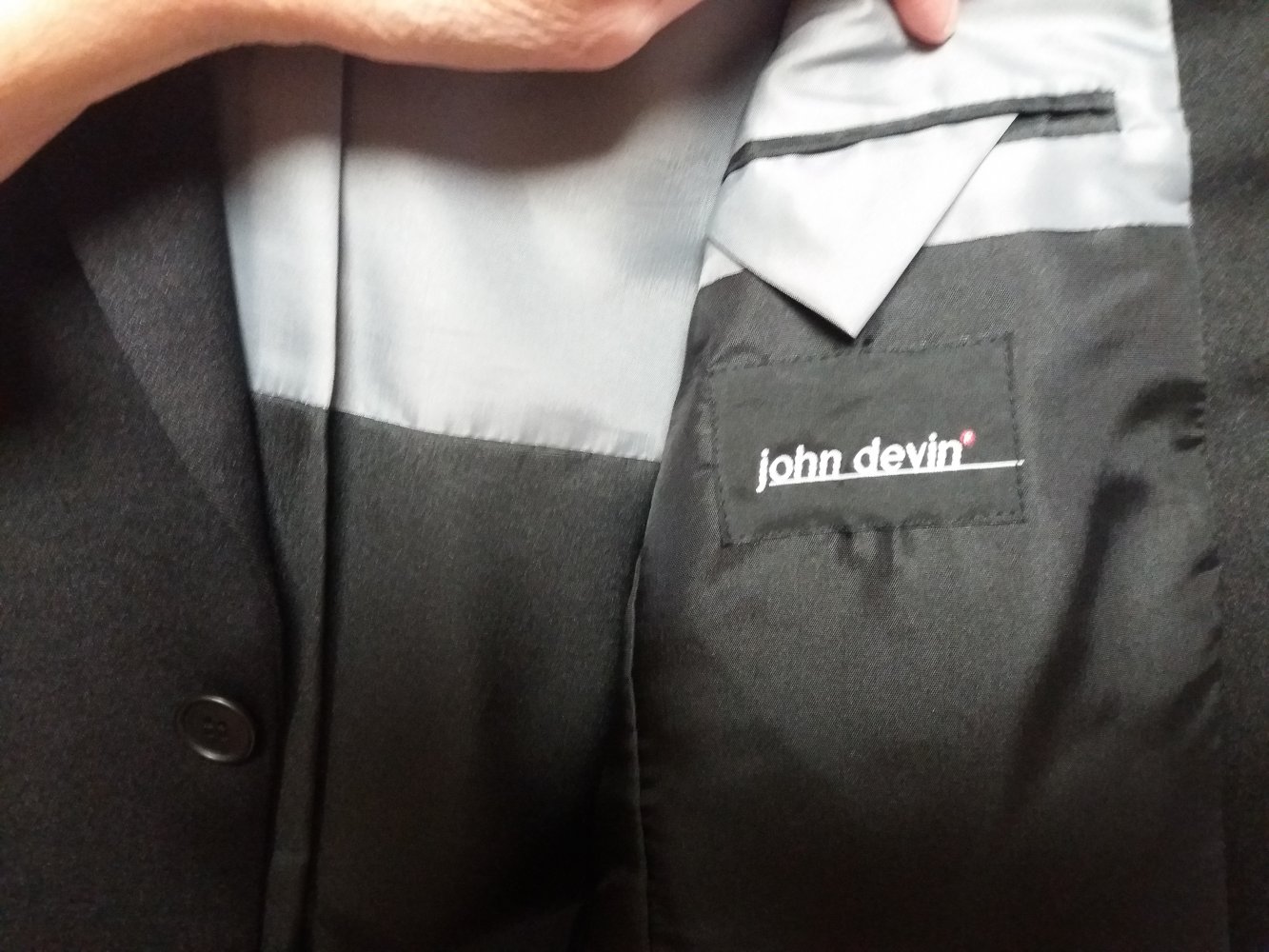 Schwarzes Sakko von john devin Gr. 88 (Juniorengröße!)