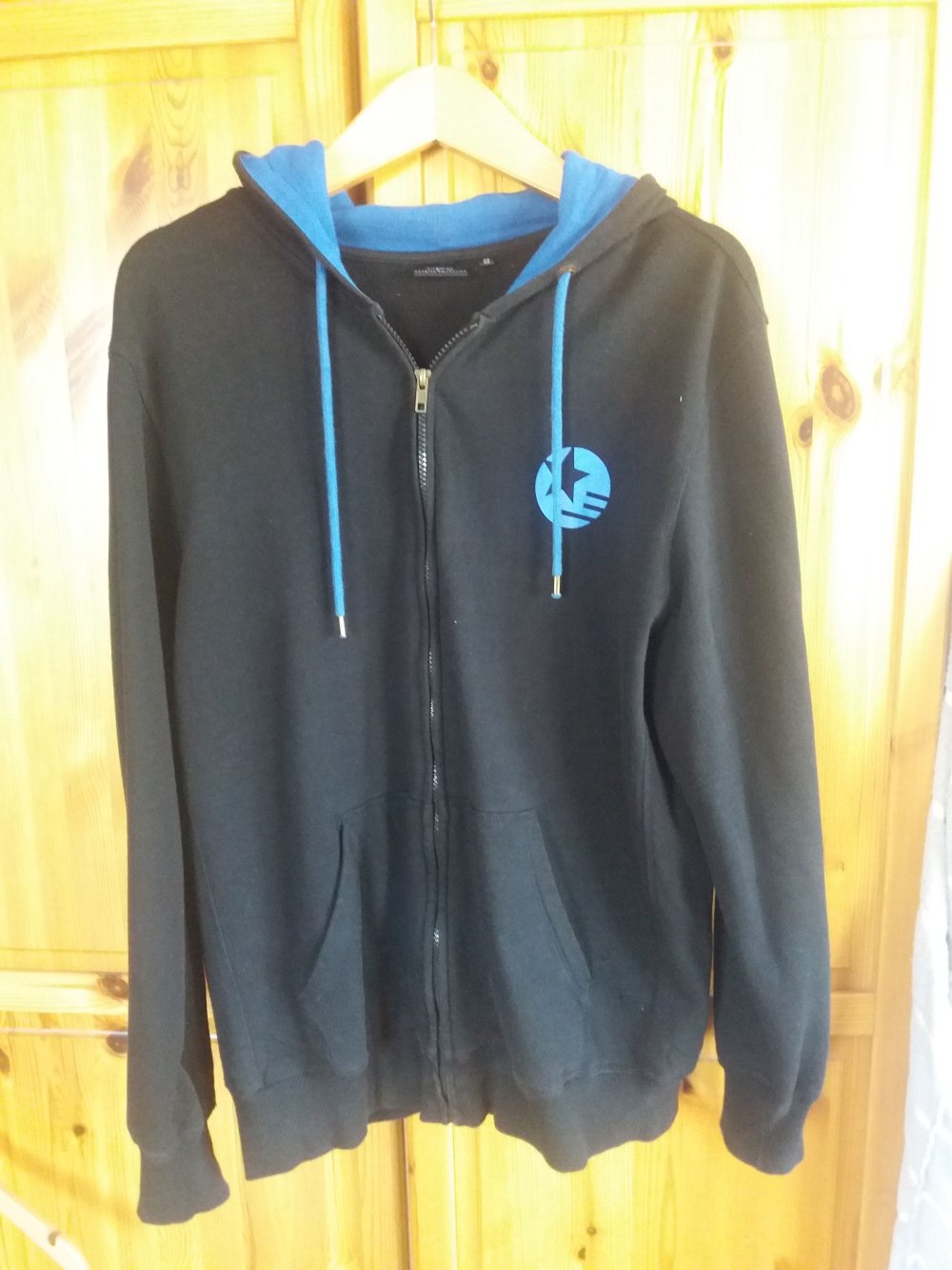 Kapuzenjacke schwarz, Gr. 52/54, bpc
