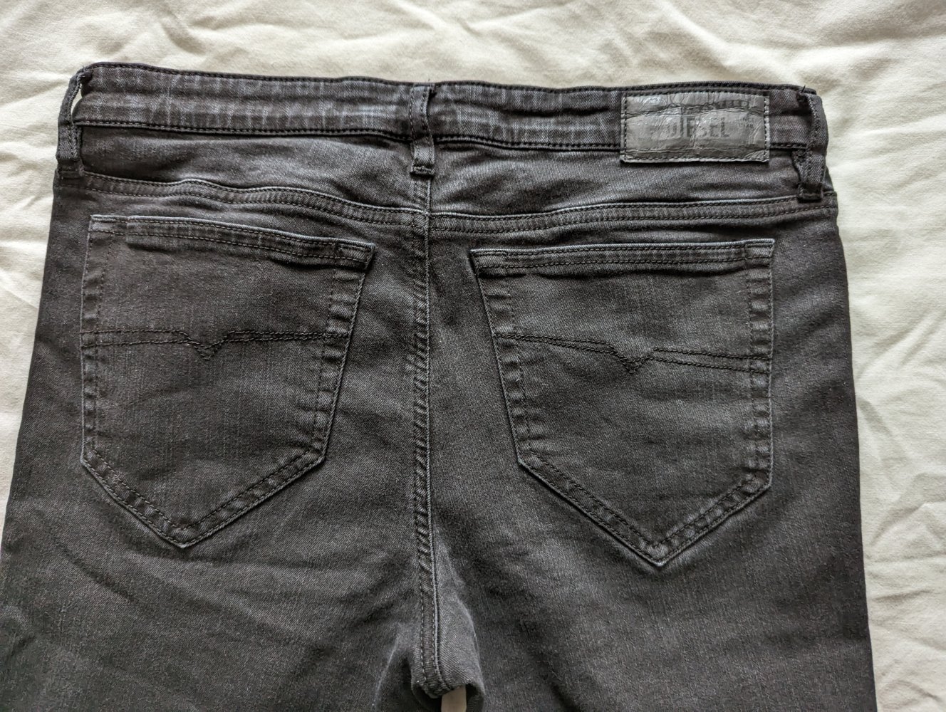 Diesel Skinzee Super Slim Skinny Regular Waist W32 L32 Damenjeans Stretch Denim Jeans Hose
