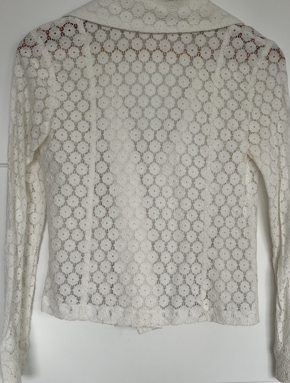 Spitzenjacke weiß Gr. 36