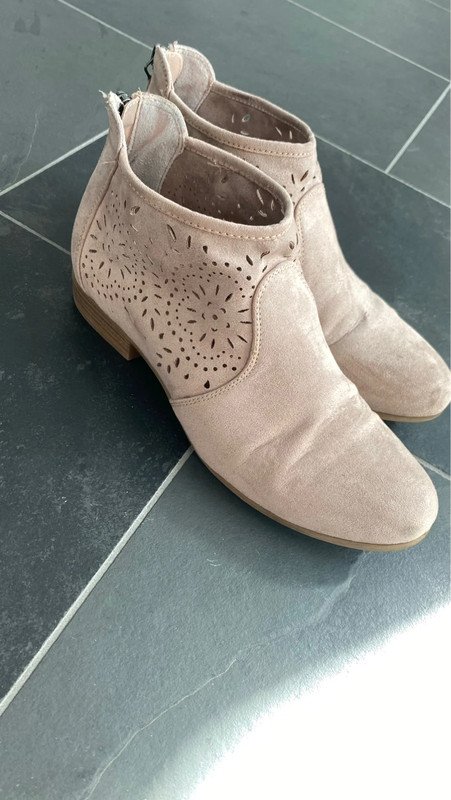 Stiefeletten altrosa 37