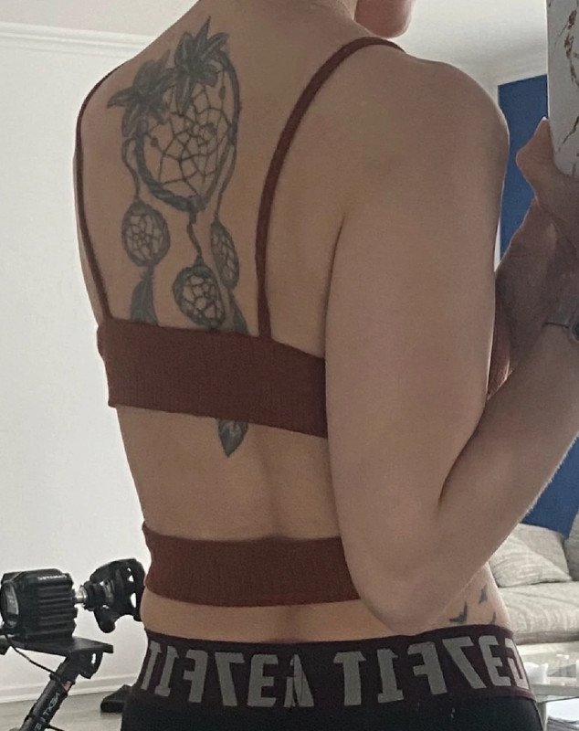 Cami Top rostbraun