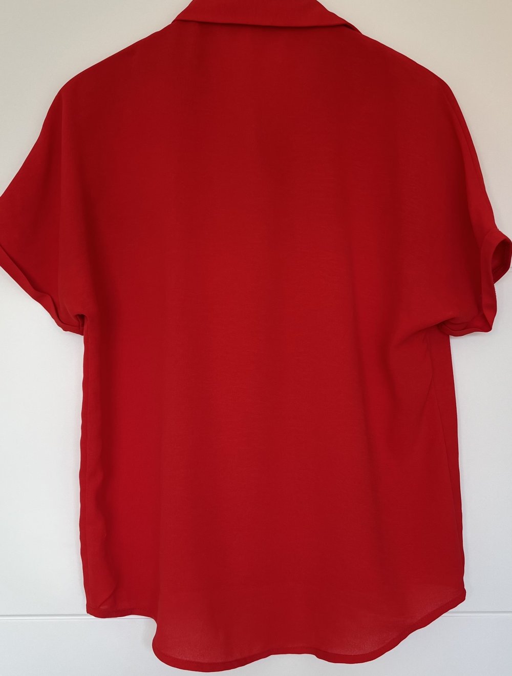 Oversize Hemd rot