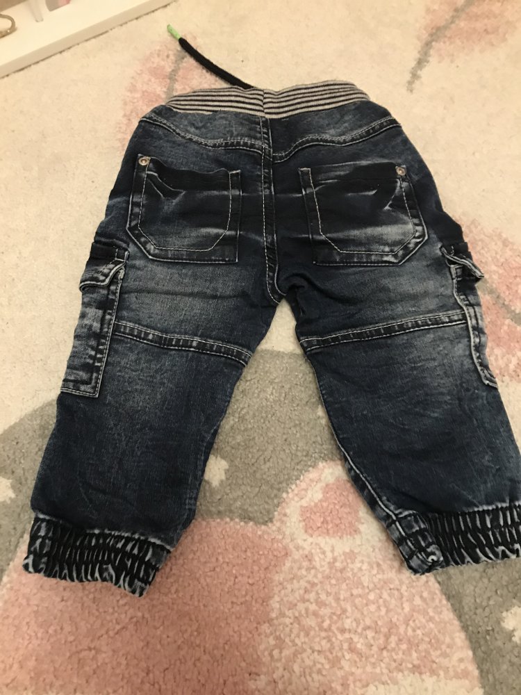 Schlupfjeans dunkelblau, Kanz 74