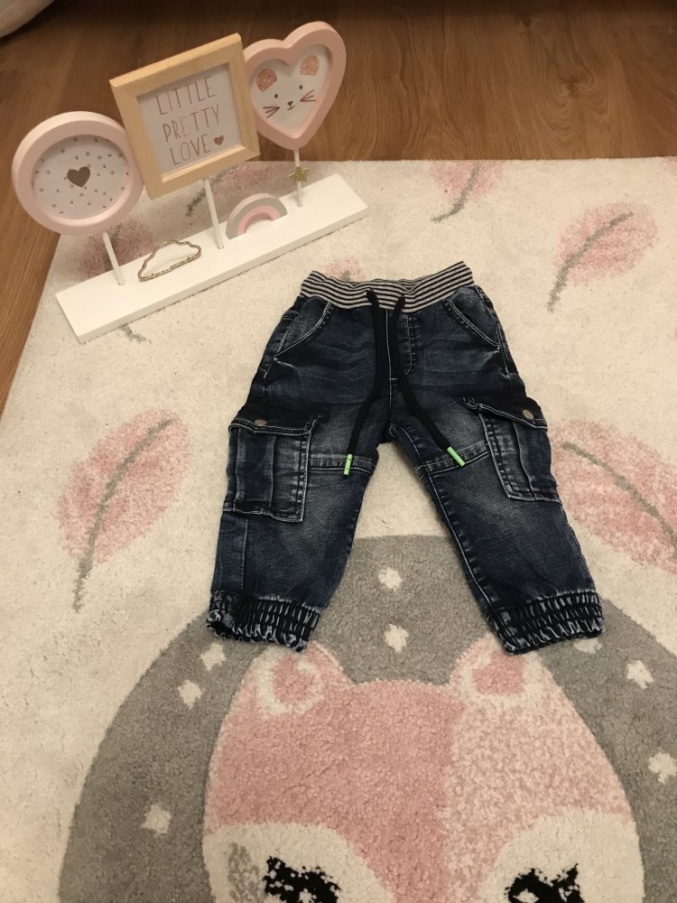 Schlupfjeans dunkelblau, Kanz 74