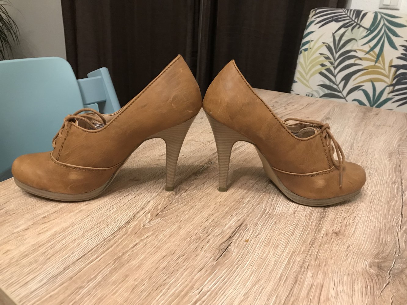 Pumps cognac braun von Seven Seconds, Größe 38