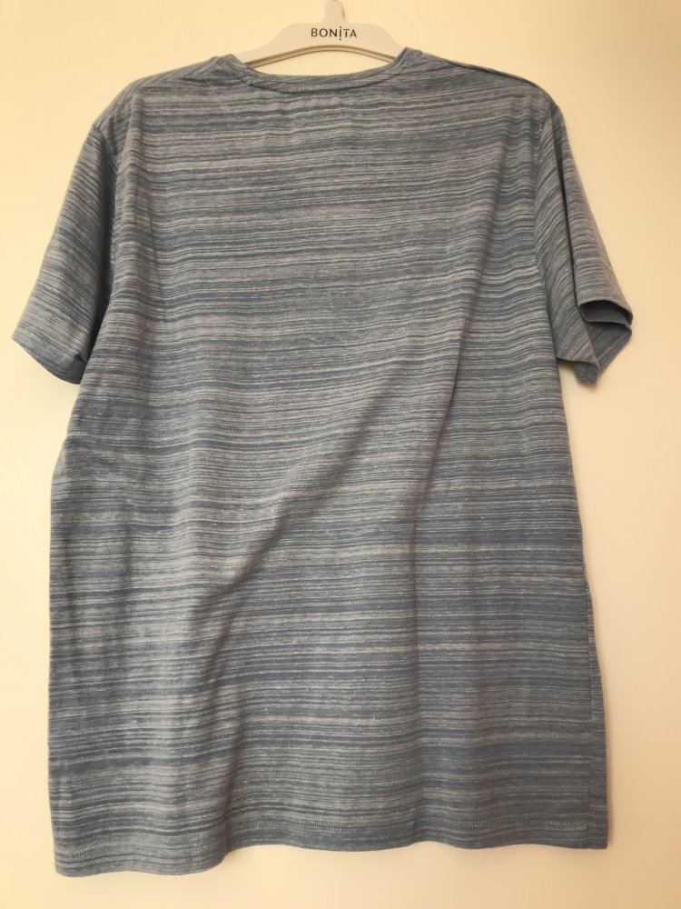 T-Shirt hellblau weiß meliert NYC, edc Esprit L