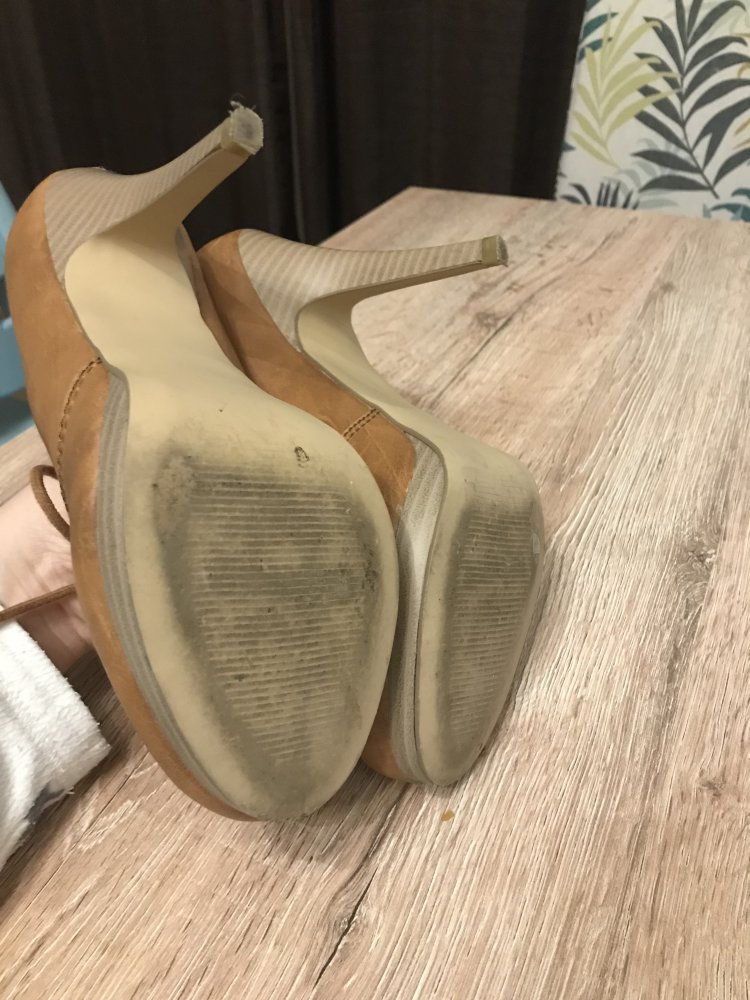 Pumps cognac braun von Seven Seconds, Größe 38