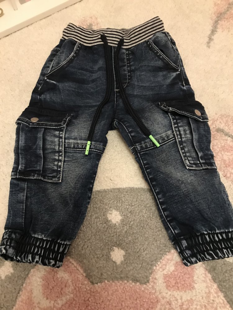 Schlupfjeans dunkelblau, Kanz 74