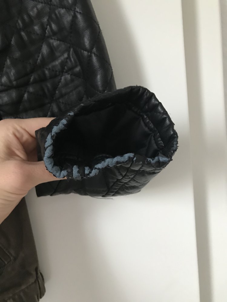 Übergangsjacke Khaki Olive schwarz, Pimkie 34