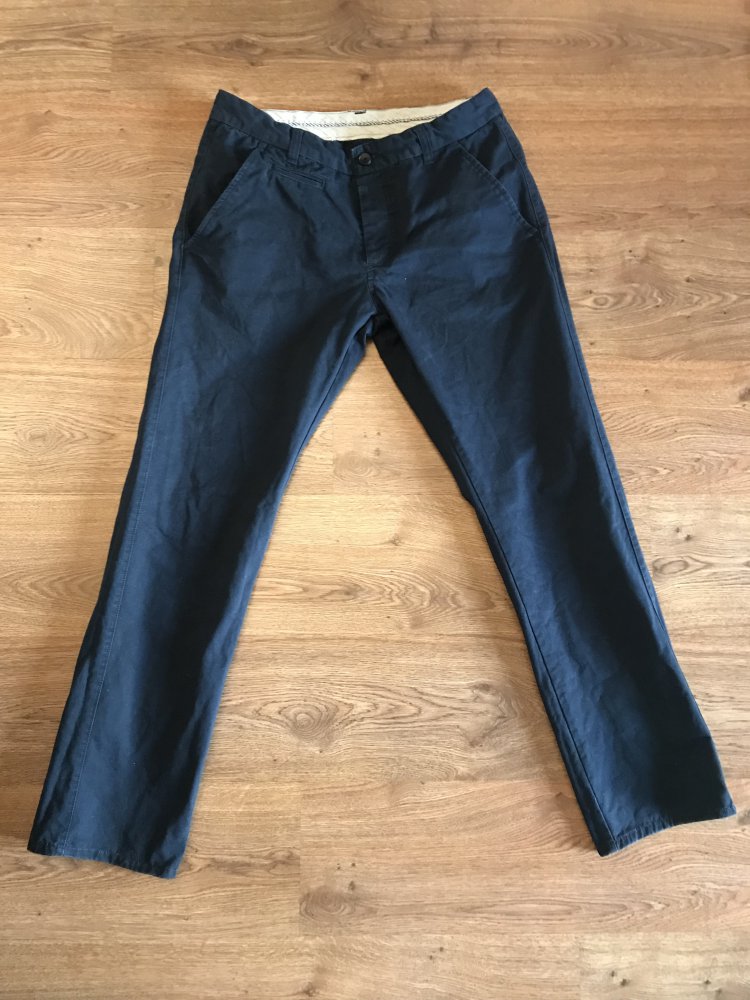 Dunkelblaue Chinohose von Jack & Jones, Größe 34/32