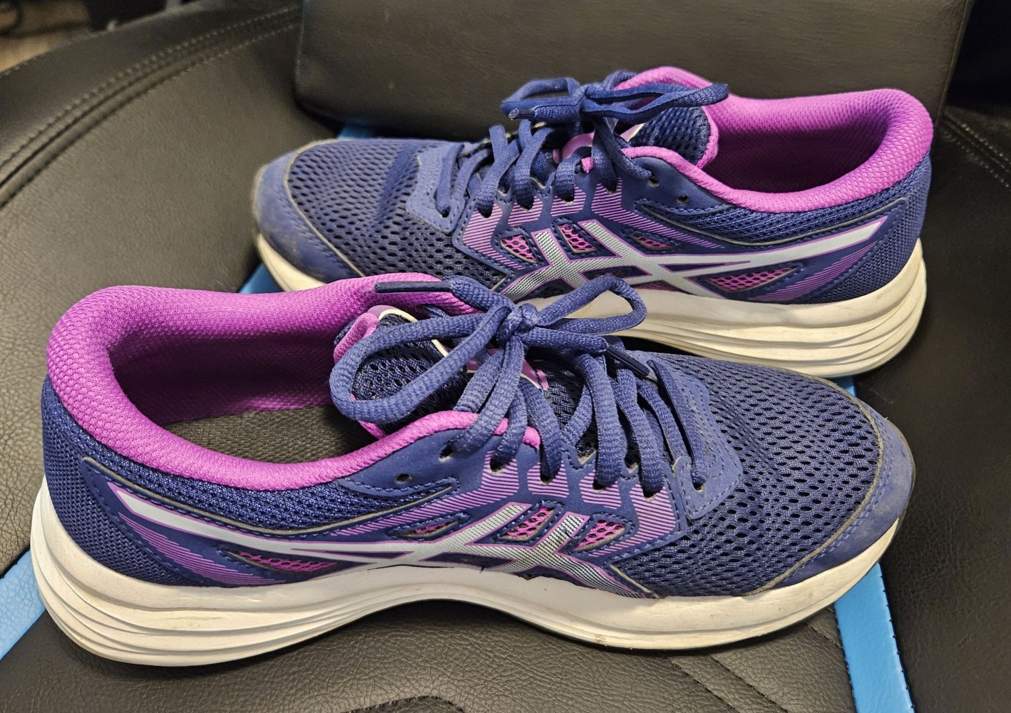 Damen Sportschuh Sneaker Asics GEL-BRAID 2 Gr. 39 blau