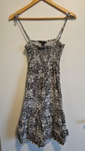 Schickes Umstands-Damen Sommerkleid Gr M (H&M Mama) schwarz Schwangerschaft