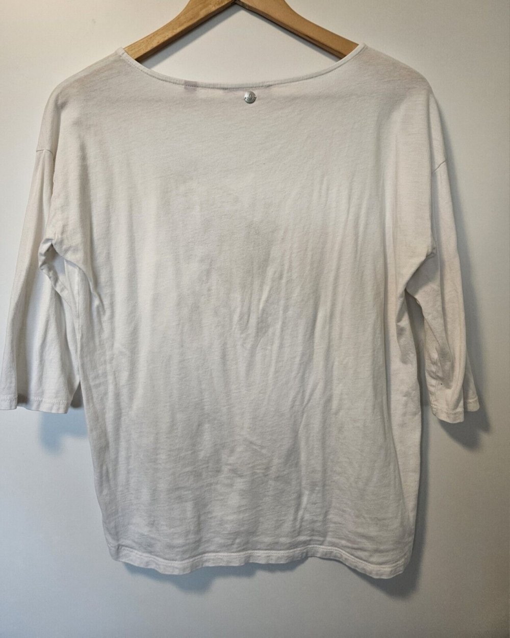 Trendiges Damen Shirt Oberteil 3/4 Arm Gr. 38 (s.Oliver) weiß