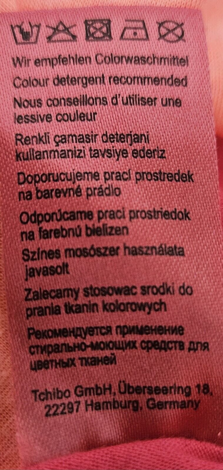 Gestreifter Basic Schal für Damen (TCM) apricot-pink Tuch