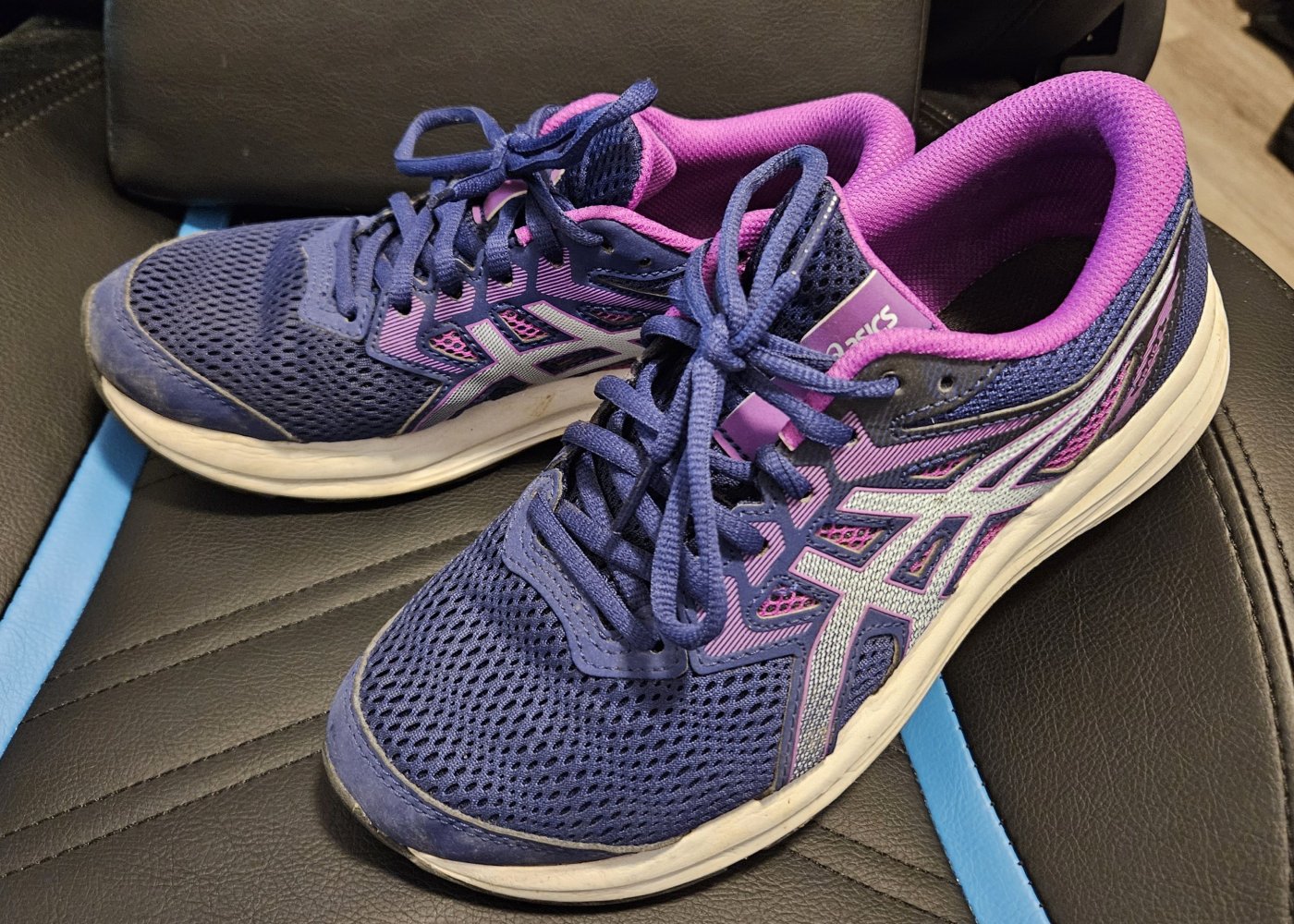 Damen Sportschuh Sneaker Asics GEL-BRAID 2 Gr. 39 blau