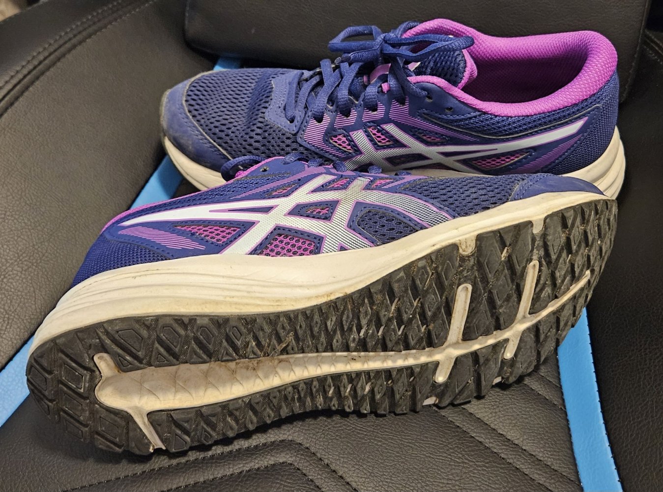 Damen Sportschuh Sneaker Asics GEL-BRAID 2 Gr. 39 blau