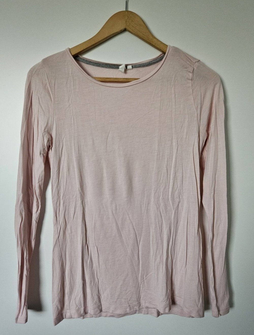Trendiges Damen Langarmshirt Oberteil Gr. M (Q/S by s.Oliver) rosa