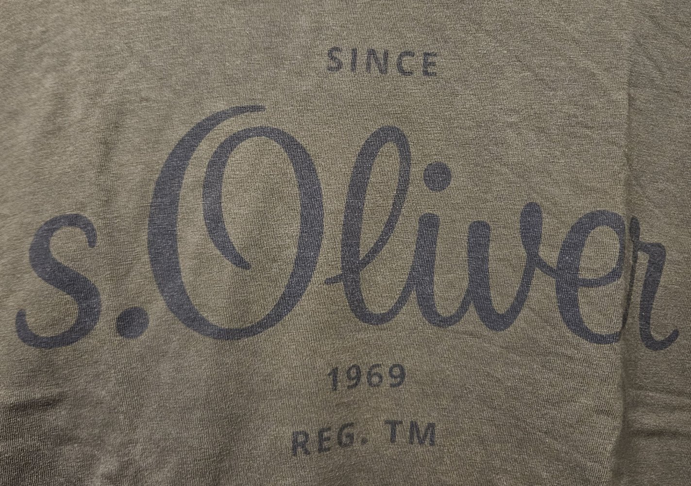 s.Oliver - Herren T-SHIRT Gr. XL grau - Regular Fit Organic Cotton