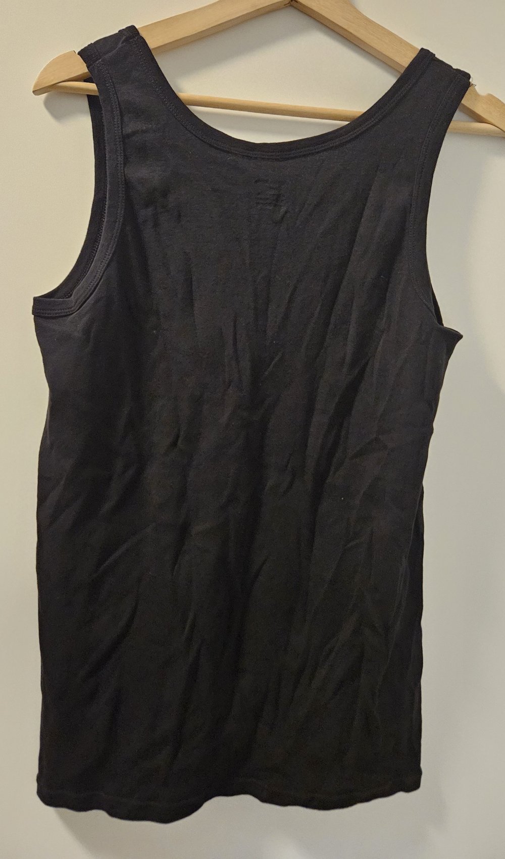 FALARY - Herren Sport Tank Top Gr. XL schwarz - Baumwolle Unterhemd Muskelshirt
