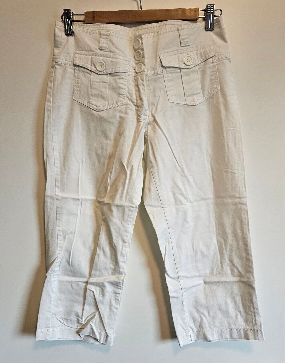 Trendy Damen Caprihose Gr. 36 (Avanti) weiß 3/4 Länge