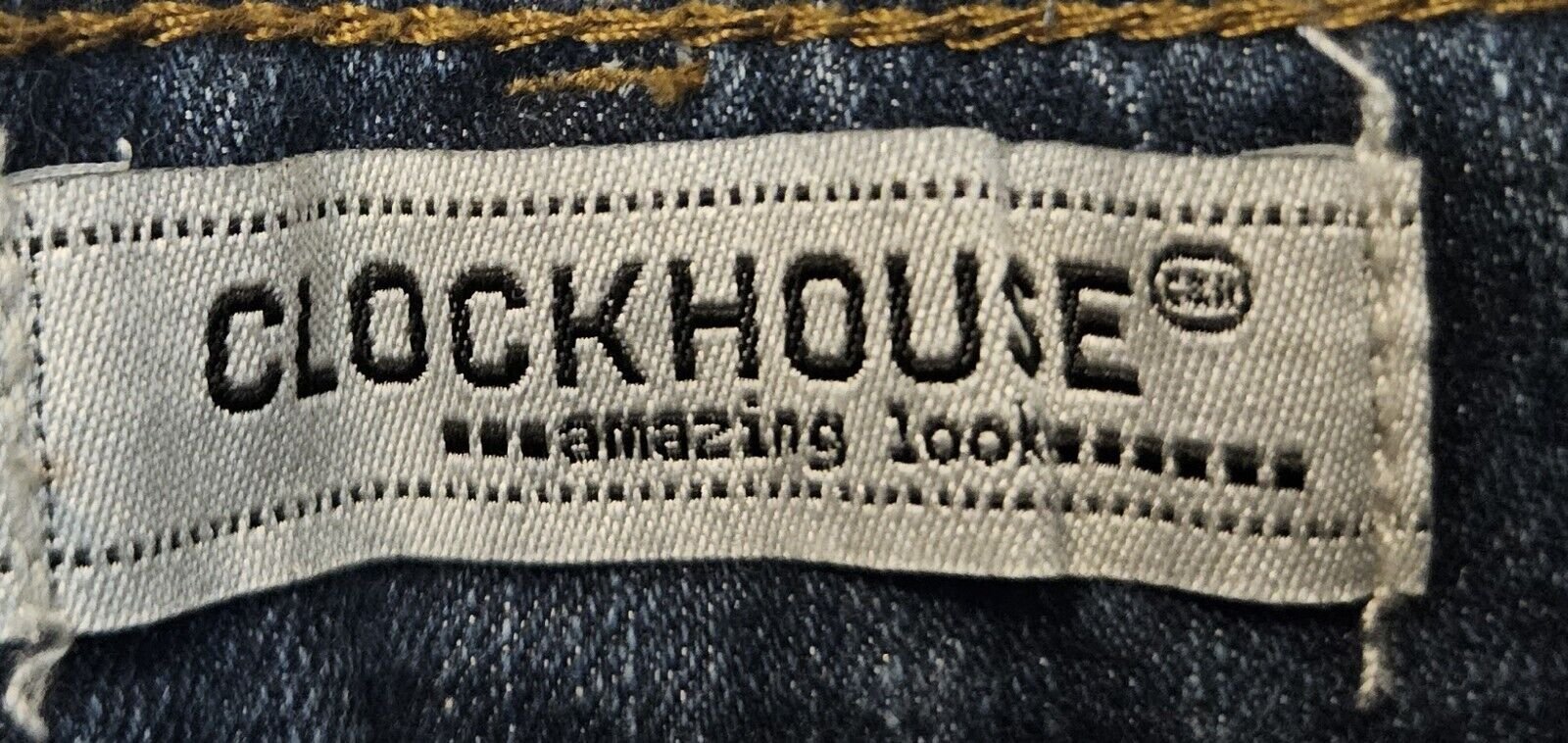 Trendy Damen Jeansrock Gr. 38 (Clockhouse) blau mit Schlitz