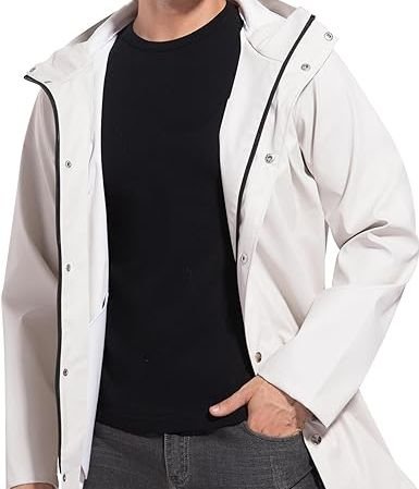 UNIQUEBELLA Herren Regenmantel/-jacke Gr. XL beige (NEU/OVP) Windbreaker
