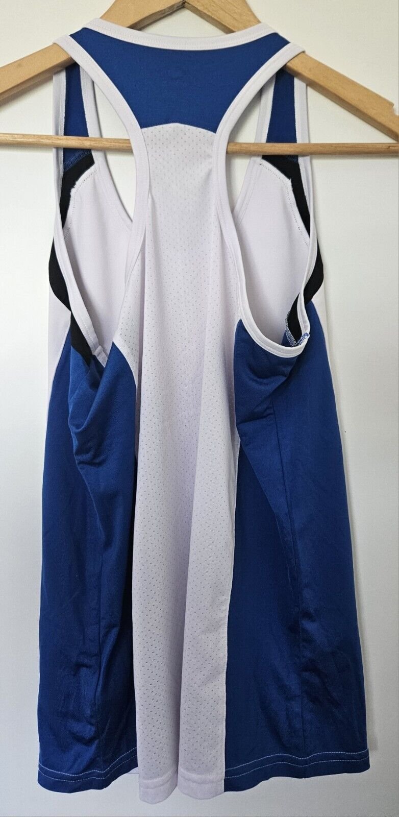 Erima Tanktop Razor 2.0 Damen Weiss Blau Schwarz Gr. 40 Fitness Sport